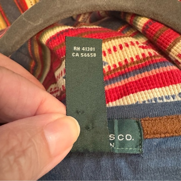 Lauren Ralph Lauren Aztec print waffle knit drop waist cotton dress - Picture 6 of 8